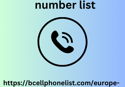 europe cell phone number list