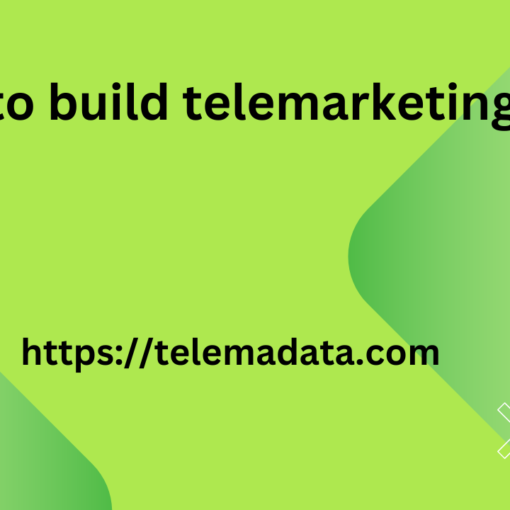 how to build telemarketing data