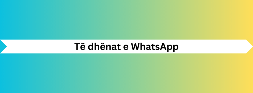 Të dhënat e WhatsApp