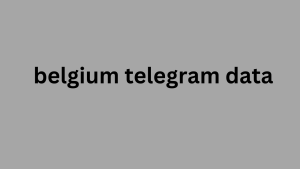 belgium telegram data