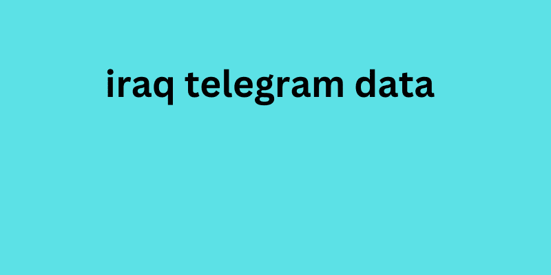 iraq telegram data