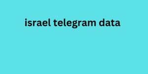 israel telegram data