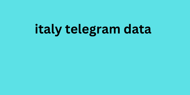 italy telegram data